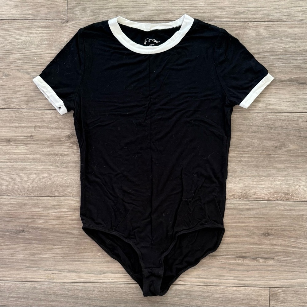 Art Class Black and White Bodysuit